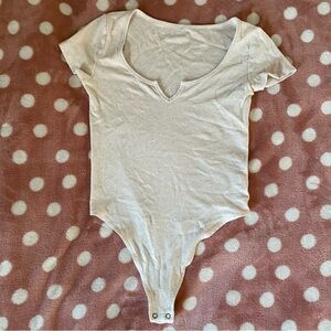 Aerie Cream Bodysuit